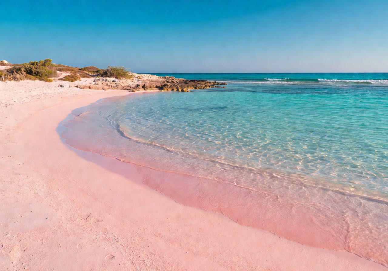 Praia da Marinha Algarve Portugal with golden limestone cliffs and deep blue ocean
