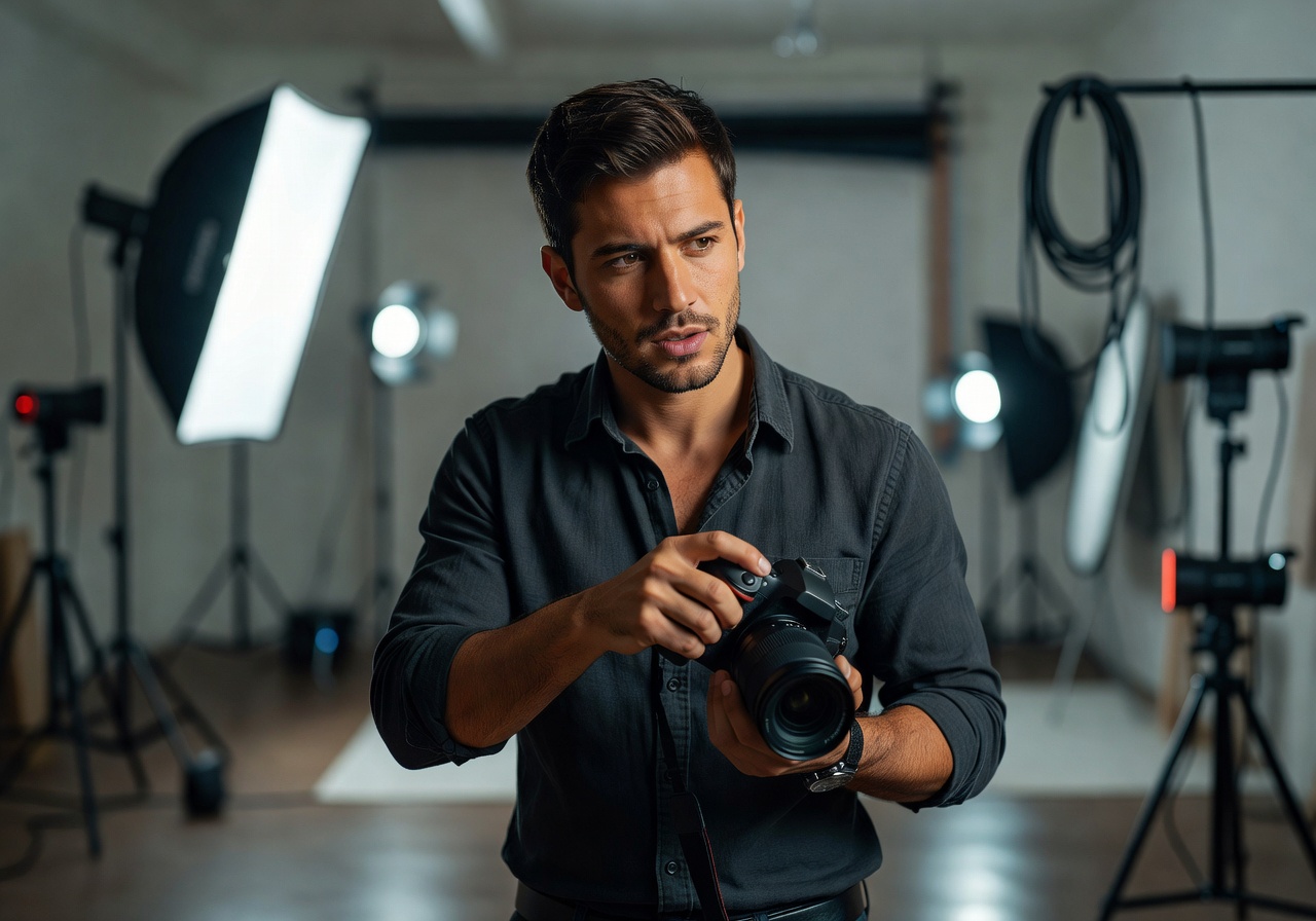 Portrait of Luca, photographer and content creator at Tapplayatelir